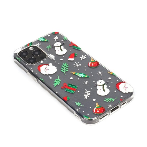 Apple iPhone 7 / iPhone 8 / iPhone SE 2020 / iPhone SE 2022 Winter silikonowy etui na plecki (Christmas Mix (Przezroczysty))