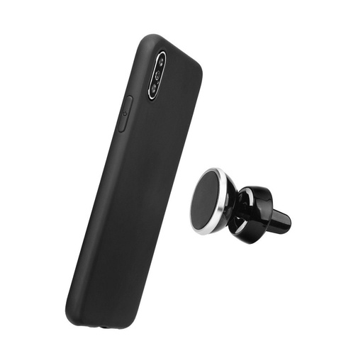 Huawei P20 Lite soft magnet etui na plecki (Czarny)