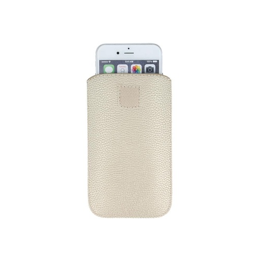 Uniwersalny rozmiar 5.1"-ig Slim Up Mono z uchwytem na palec etui (Złoty)