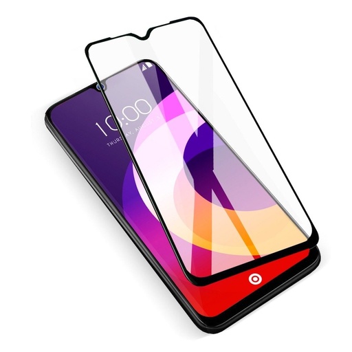 Huawei P30 Lite Ceramika szkło hartowane, przezroczysty (czarny ramka)