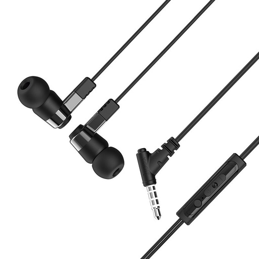 Hoco M52 headset (jack 3,5mm) z mikrofonem, czarny