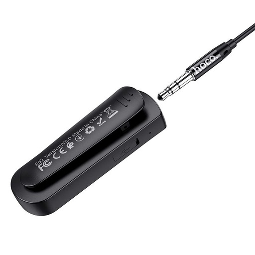 Hoco E52 audio adapter, czarny