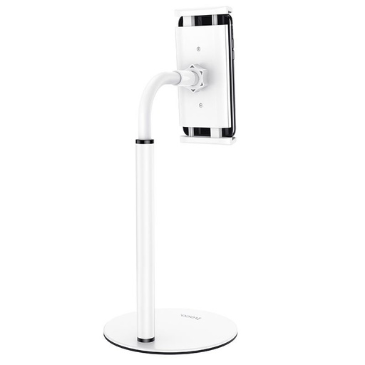 Hoco PH30 biurkowy telefonu i uchwyt na tablet stojak, metal, biały