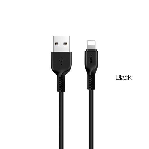 Hoco X20 lightning kabel, 2A, 1m, czarny