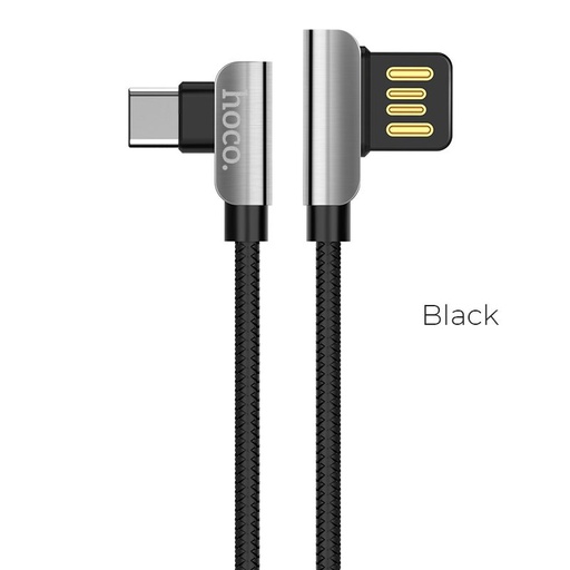 Hoco U42 type-C kabel (L w kształcie), czarny