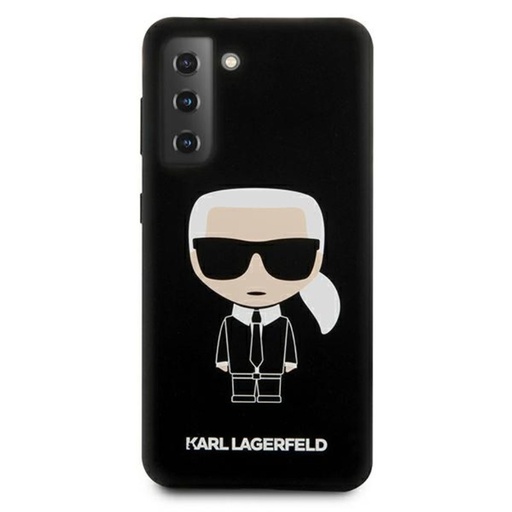 Samsung Galaxy S21 5G Karl Lagerfeld iconic premium etui na plecki (Czarny)