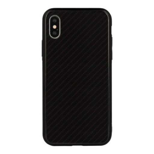 Apple iPhone 7 / iPhone 8 / iPhone SE 2020 / iPhone SE 2022 carbon glass etui na plecki (Czarny)