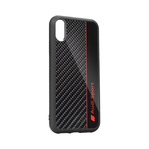 Apple iPhone 7/ 8/ SE 2020/ SE 2022 AUDI carbon fibre premium etui na plecki (Czarny) - AUS-TPUPCIP8-R8/D1-BK
