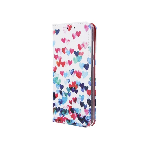 Huawei Mate 20 Lite hearts magnetyczny etui z klapką, serce wzór