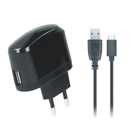 sieciowy ładowarka (microUSB kabel), 2A, czarny