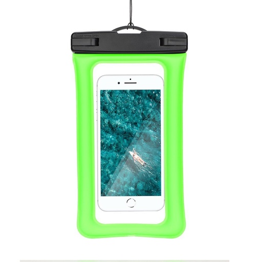 Uniwersalny rozmiar 70x160mm AIRBAG plastik z zamkiem wodoodporny etui (Zielony)