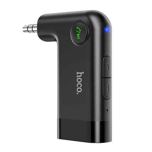 Hoco E53 bluetooth audio adapter, bezprzewodowy, LED wskaźnik stanu , czarny