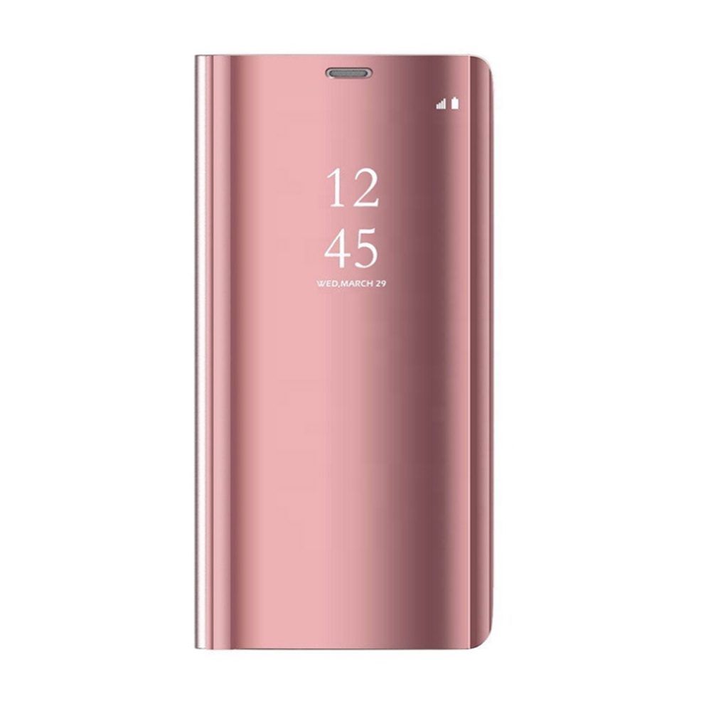 Samsung Galaxy A20e Clear view notesz tok (Rózsaszín)