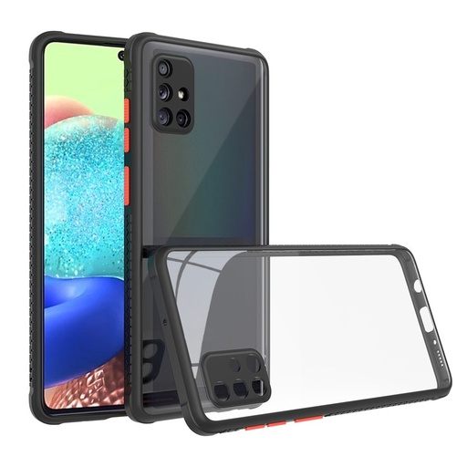 Samsung Galaxy A21s Defender hybrid wstrząsoodporny etui na plecki (Czarny)