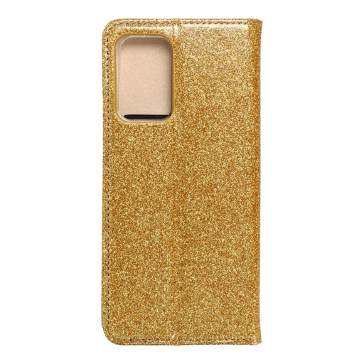 Samsung Galaxy A52 / A52 5G / A52s 5G Forcell Shining etui z klapką (Złoty)