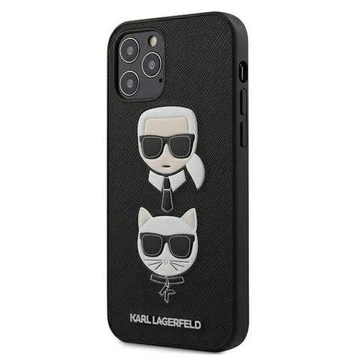 Apple iPhone 12 mini Karl Lagerfeld Original etui (Czarny) – KLHCP12SSAKICKCBK