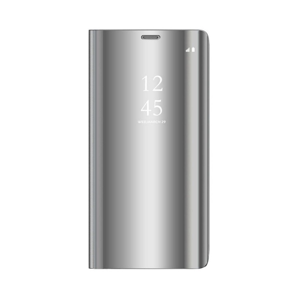 Samsung Galaxy A20e Clear view notesz tok (Ezüst)