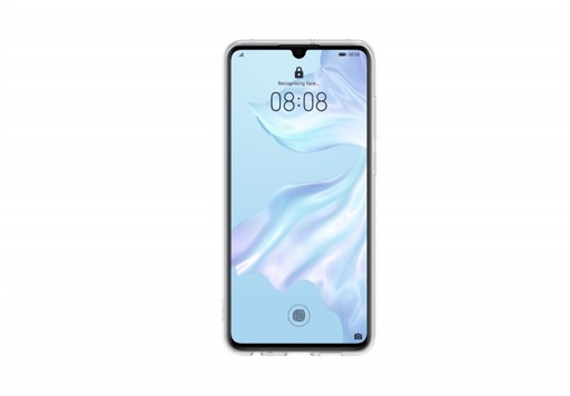 Huawei P30 protective silicone fabryczny etui na plecki (Przezroczysty)