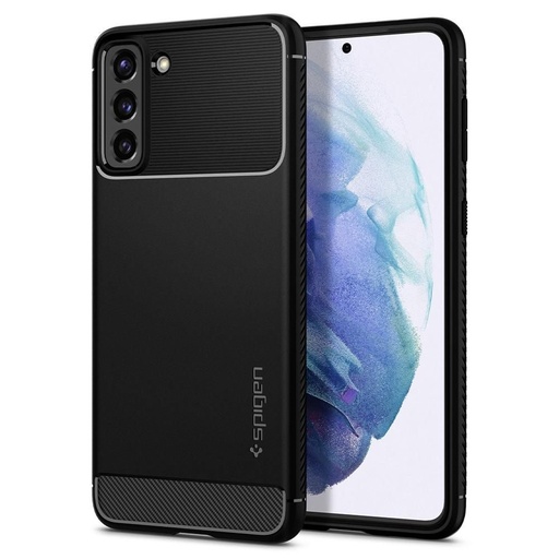 Samsung Galaxy S21 Plus Spigen Rugged armor wstrząsoodporny etui (Czarny)