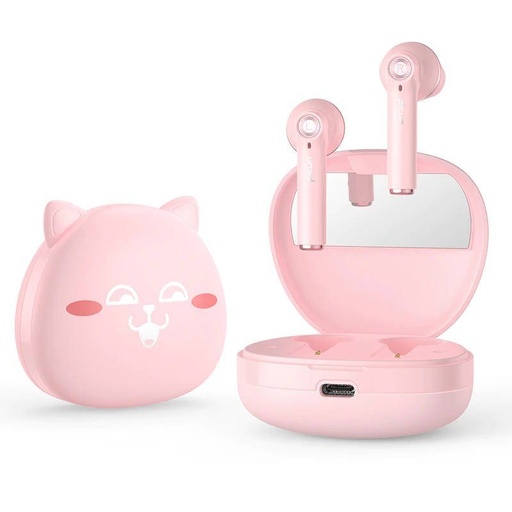 Picun HI CAT bezprzewodowy headset, BT 5.0, różowy