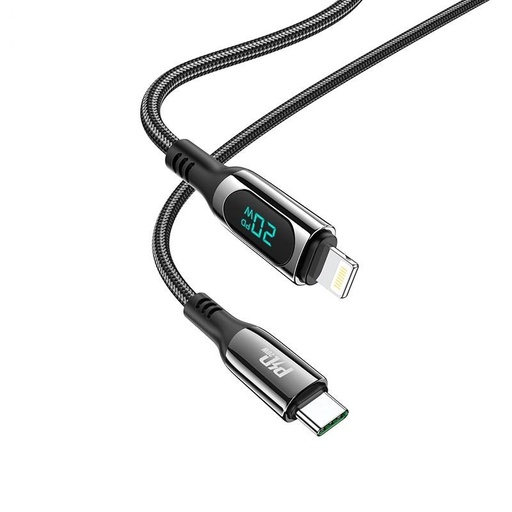 Hoco S51 lightning kabel (PD szybka ładowarka), czarny