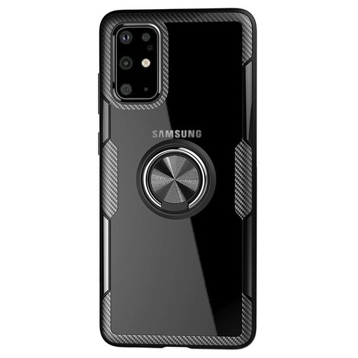Apple iPhone 11 (6,1") carbon ring etui na plecki, czarny