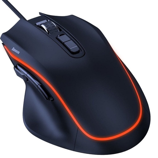 Baseus GAMO GMGM01 gaming mysz, optyczny, 6400 dpi, 9db programowalny gomb