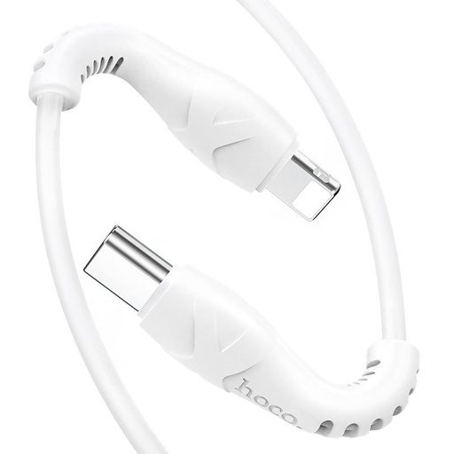 Hoco X55 lightning kabel (PD szybka ładowarka), 1M, 3A, 20W, biały