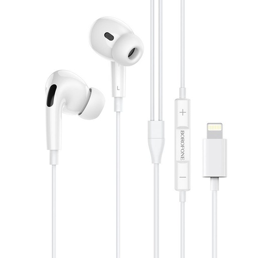 Borofone BM30 Pro headset (lightning), biały