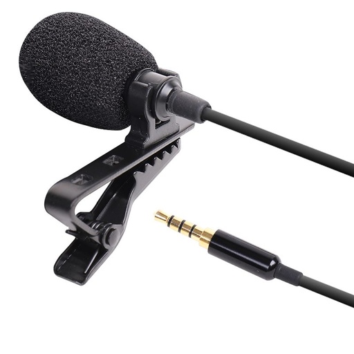 XO MKF01 mobilny mikrofon (Czarny) – jack 3,5 mm ze złączem