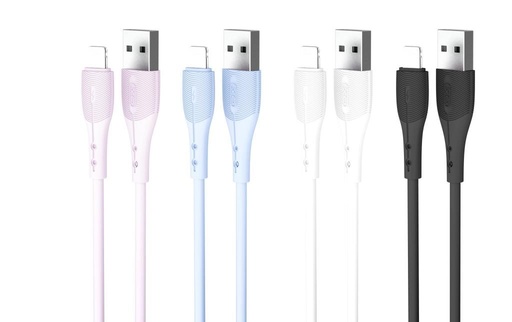 XO NB159 USB-C kabel do transmisji danych (Niebieski) – 1.2 m, 40W, 2A