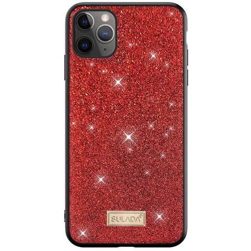 Apple iPhone 13 (6.1") SULADA dazzling glitter etui na plecki, czerwony