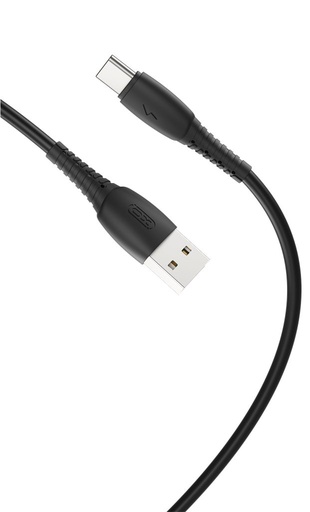 XO NB-P163 USB-C kabel do transmisji danych (Czarny) – 1 m, 2.4A