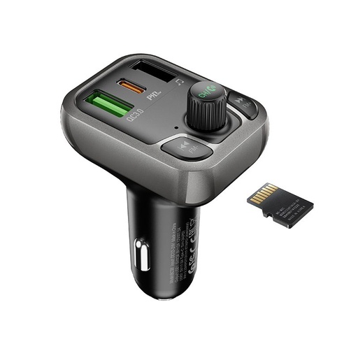 Borofone BC38 FM transmitter, czarny