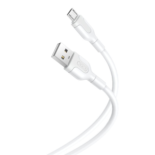 XO NB212 micro USB kabel do transmisji danych (Biały) – 2.1A