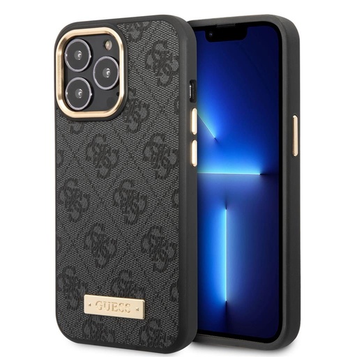 Apple iPhone 13 Pro Max Guess PU 4G MagSafe etui (Czarny) - GUHMP13XU4GPRK