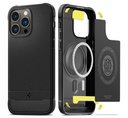 Apple iPhone 14 Spigen Rugged armor ütésálló tok (Fekete)