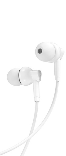 XO EP33 przewodowy słuchawki, z mikrofonem, 3,5mm Jack ze złączem, biały