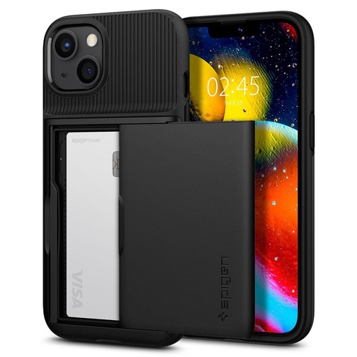 Apple iPhone 13 Spigen slim armor CS wstrząsoodporny etui na plecki (Czarny)