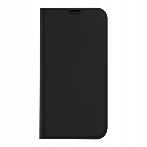 Apple iPhone 13 Pro Max DUX DUCIS skin skóra etui z klapką (Czarny)