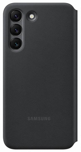 Samsung Galaxy S22 LED View etui z klapką (Czarny)