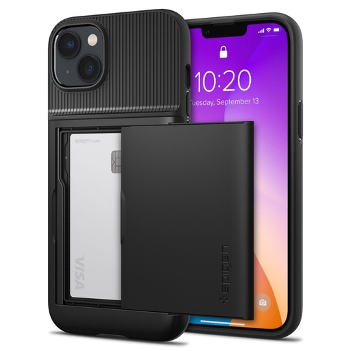 Apple iPhone 14 Pro Max Spigen slim armor CS wstrząsoodporny etui na plecki (Czarny)