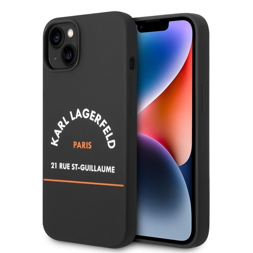 Apple iPhone 14 Plus Karl Lagerfeld Rue St Guillaume etui (Czarny) – KLHCP14MSRSGHLK