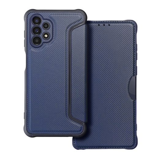 Samsung Galaxy A13 4G Razor magnetyczny wstrząsoodporny etui z klapką (Niebieski)