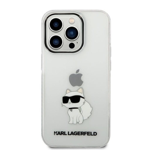 Apple iPhone 14 Pro Karl Lagerfeld IML Choupette NFT etui (Przezroczysty) – KLHCP14LHNCHTCT