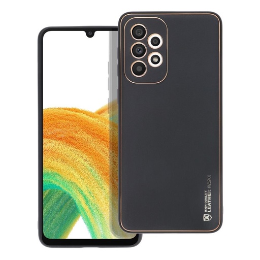 Samsung Galaxy A33 5G Forcell skóra etui na plecki (Czarny)