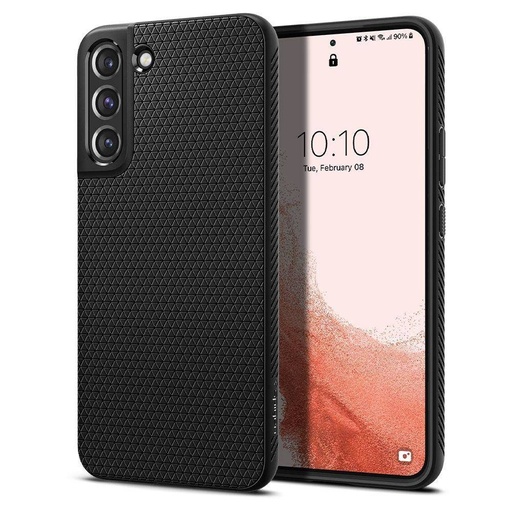 Samsung Galaxy S22 Spigen liquid air premium etui na plecki (Czarny)