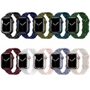 Apple Watch 42 / 44 / 45 / 49 mm Hoco WA09 rhombus flexibilis szíj fekete