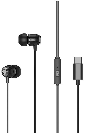 XO EP25 headset (type-c), czarny