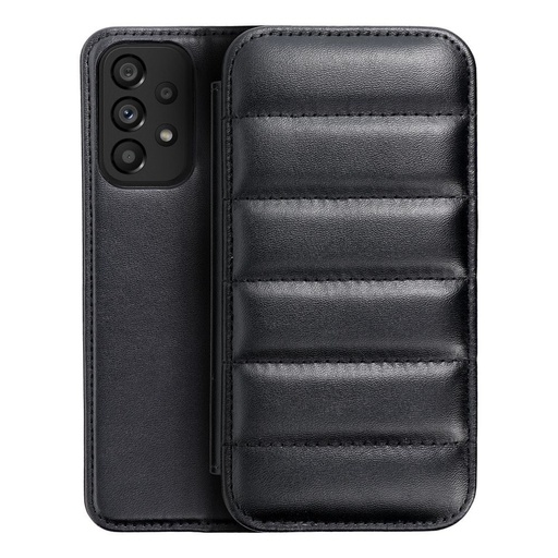 Samsung Galaxy A33 5G Puffer book etui z klapką (Czarny)